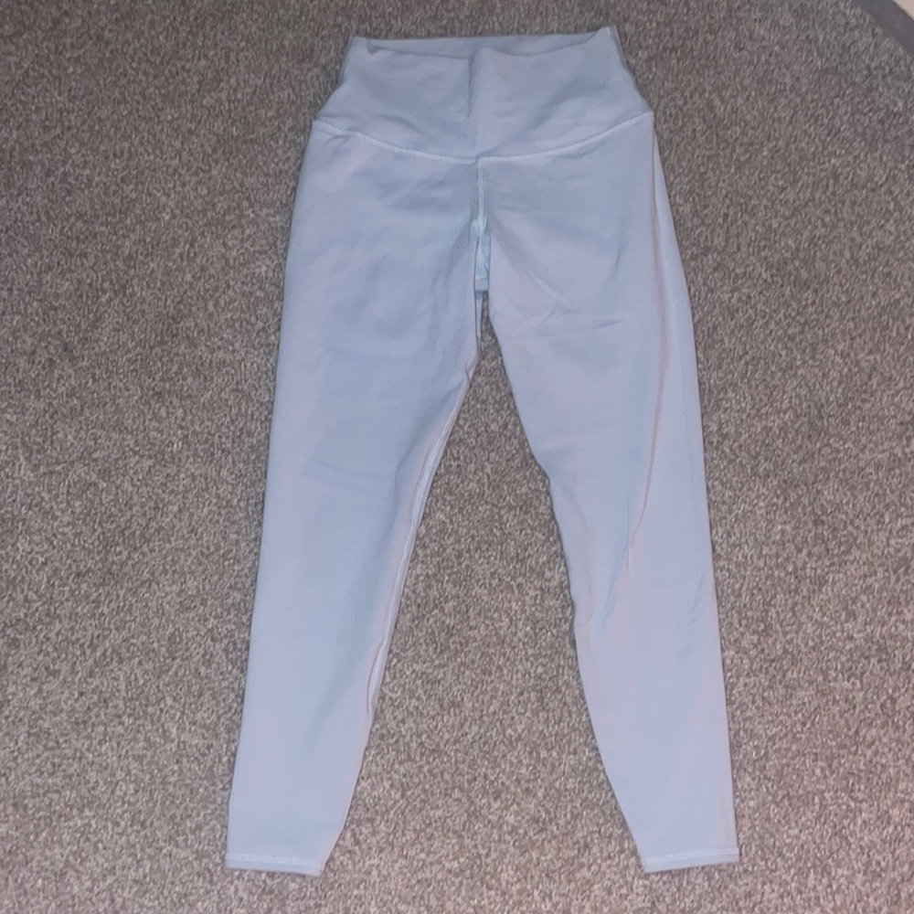 alo 7/8 high waisted leggings chalk blue